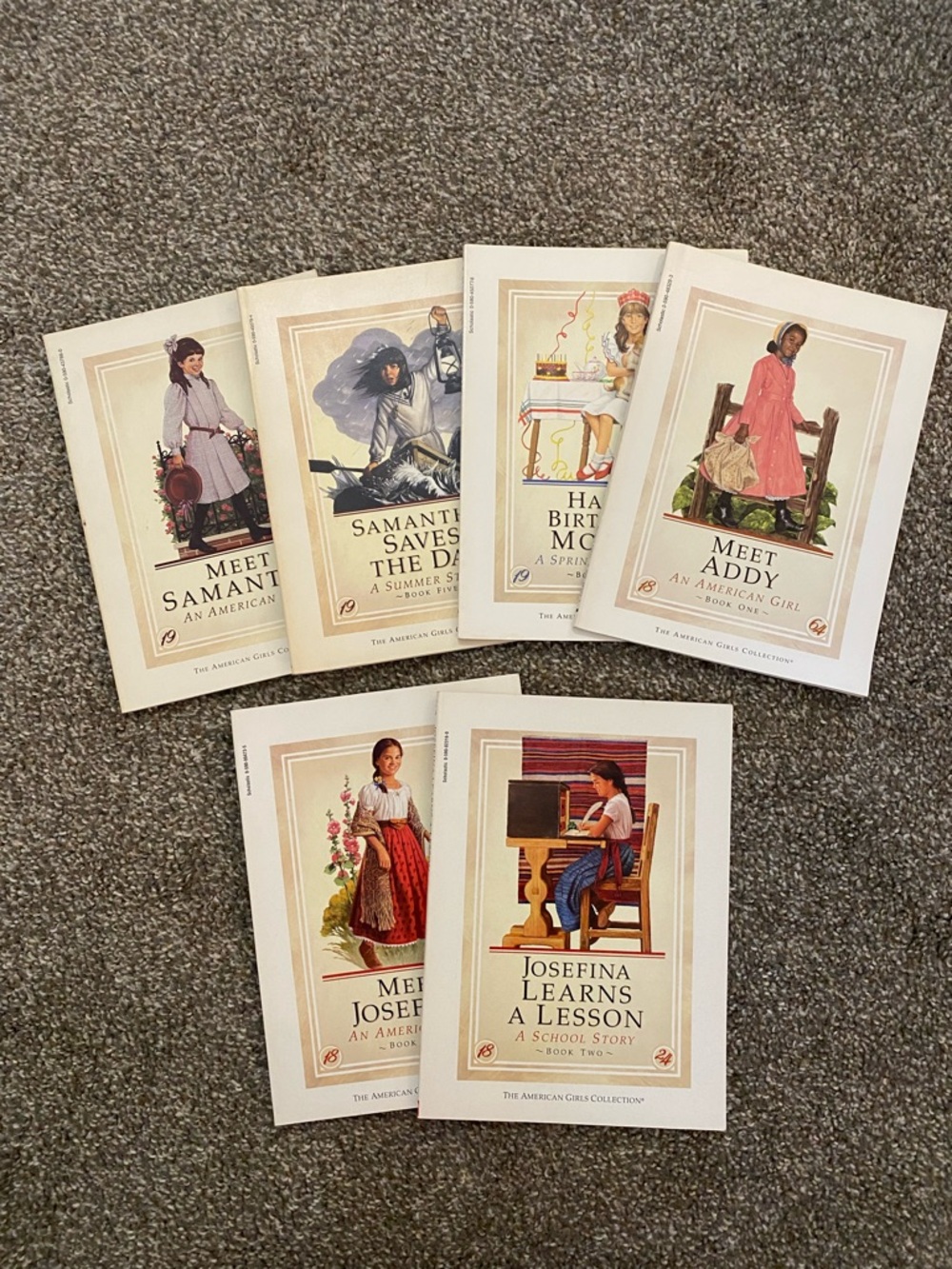 Assorted American Girl Paperback Books (6)